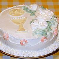 Tort na masie Budyniowej - Komunijny