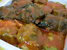 Fot. Corin, Tradycyjne Gołąbki z mięsem w sosie pomidorowym.