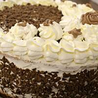 Tort Czekoladowo -  Śmietankowy