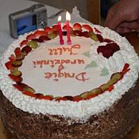 Tort Czekoladowy  z owocami