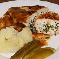 Kieszonka z Fetą i Szpinakiem szybki obiad