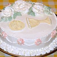 Tort na masie Budyniowej - Komunijny