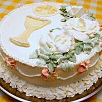 Tort na masie Budyniowej - Komunijny