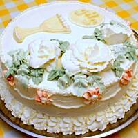 Tort na masie Budyniowej - Komunijny