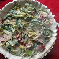 Tarta warzywna na pierzynce francuskiej