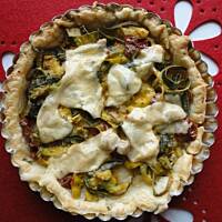 Tarta warzywna na pierzynce francuskiej