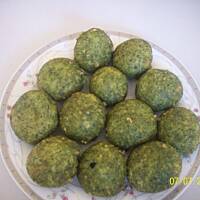 kluski szpinakowo-serowe