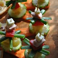 Wielka decha przekąsek kibica