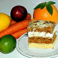 Marchewkowe ciasto Duńskie