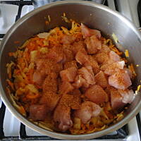 Risotto moje (czyli ryż z warzywami i kurczakiem)