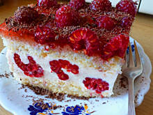 Fot. Mama - Różyczki, Ciacho malinowe