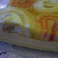 Ciasto dwa w jednym czyli rolada zatopiona w galaretce