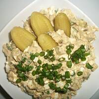 Sałatka z tuńczyka i serka wiejskiego