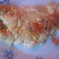 Frittata z pomidorem, szczypiorkiem i serem feta