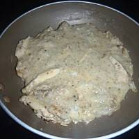 Proteinowy placek z kurczakiem