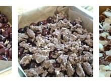 Fot. Bikejka, Pleśniak / Skubaniec / Kruszaniec z wiśniami i płatkami migdałowymi