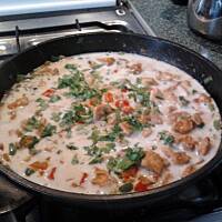 Odświeżający kurczak na sposób tajski