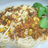 Spaghetti z warzywami