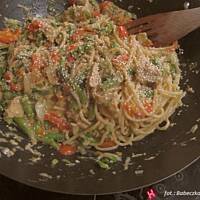 Kurczak w sosie z masła orzechowego