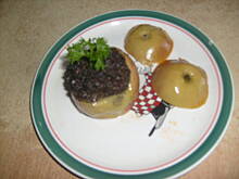 Fot. brysława, Jabłka z kaszanką