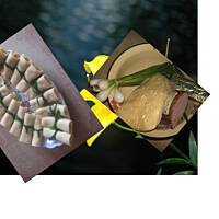 Serowe roladki z szynką