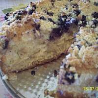 torcik drożdżowy z masą kokosowo-jagodową