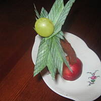 Palma z kabanosa i pora