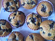 Fot. MonikaMariolka, Muffinki z borówkami