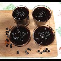 Domowy kisiel jagodowy