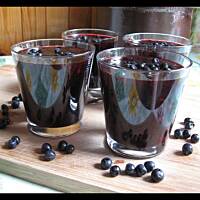 Domowy kisiel jagodowy