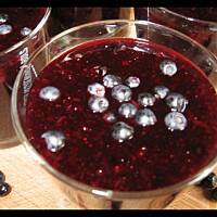 Domowy kisiel jagodowy