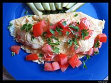 Fot. Tomek gotuje, Omlet z pomidorem