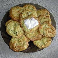 Pieczone placki z cukinią