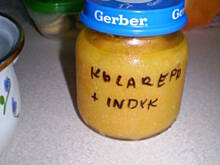 Fot. Wróbelek, marchewka z kalarepą i indykiem po 6 m-cu