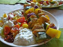 Fot. Babeczka_piecze, Szaszłyki z kurczakiem i cukinią