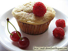 Fot. lamad, Muffinki sernikowo-malinowe