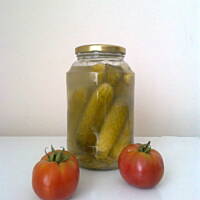 Kiszone ogórki " na bieżąco"