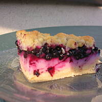 Ciasto jagodowo-budyniowe