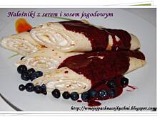 Fot. Olciaa, Naleśniki z serem i sosem jagodowym