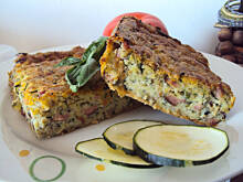 Fot. przejs, Zapiekanka z cukinii z wędzoną kiełbasą