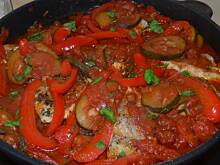 Fot. sebek, Dorsz z ratatouille