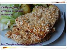 Fot. Olciaa, Delikatne filety drobiowe w panierce sezamowej