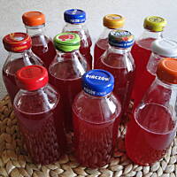 Sok malinowy (na zimno)