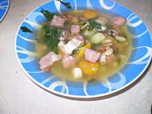 Fot. Wróbelek, zupa fasolowa