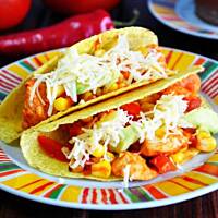Tacos z kurczakiem i kukurydzą