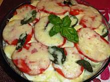 Fot. joana30, Zapiekanka z kaszy, mięsa, cukinii i pomidorów