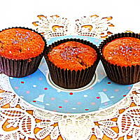 Letnie babeczki malinowe