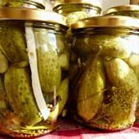 Ogórki korniszone z miodem