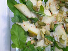 Fot. olusia23, Sałatka z gruszką, chili i rukolą