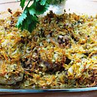 Kurczak w jarzynach zapieczony